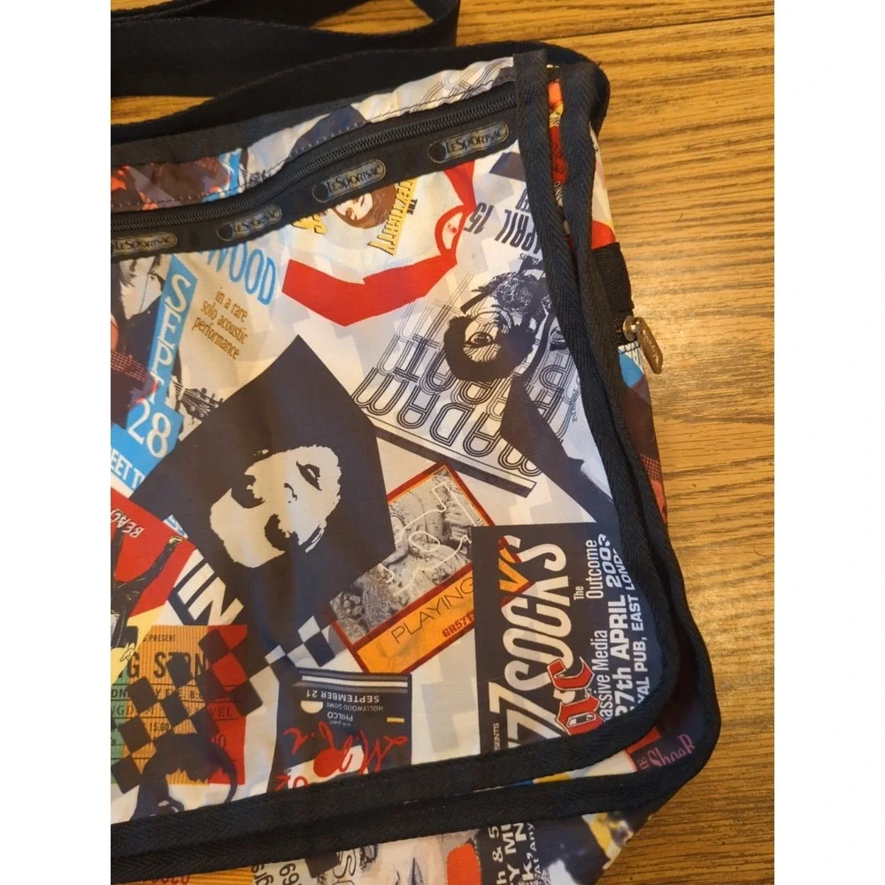 Lesportsac Messenger Bag Music Artists Concert Band Artist Print‎